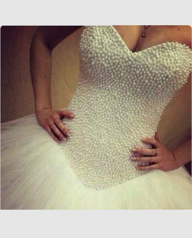 Donna Bridal luxusní svatební šaty - ušijeme s ramínkami nebo bez podle přání zákazníka + SPODNICE ZDARMA Bílá Velikost 32 kód 426