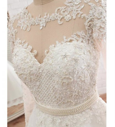 Donna Bridal luxury wedding dress 2in1 + cocktail dress + detachable skirt + FREE Petticoat Šampaň 38 code 108