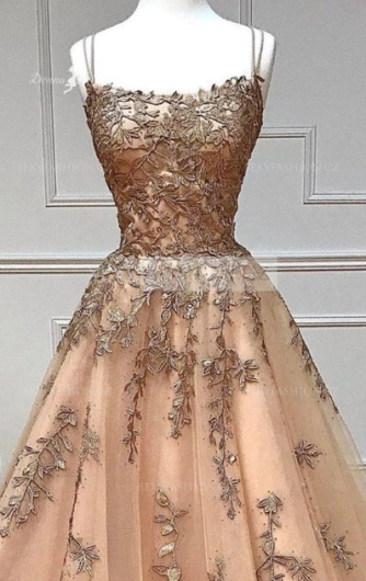 Donna Bridal luxusní plesové šaty s originálními zády + dvojté ramínka + SPODNICE ZDARMA Zlatá Velikost 44 kód 159