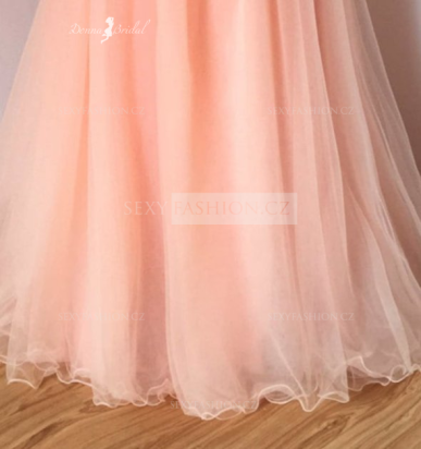 Donna Bridal dvoudílné společenské šaty, živůtek s pajetkami a korálky Růžová světlá Velikost 30 kód 276