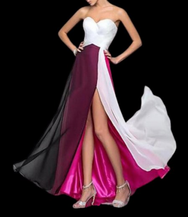 Donna Bridal dlouhé večerní šaty bez rukávu Mix barev - stejná jako na fotografii Velikost Vlastní velikost + 0,- kód 215