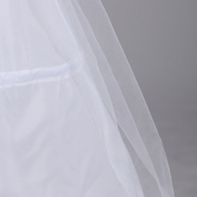 Donna Bridal spodnice 4 kruhová s tylem ve dvou velikostech Bílá Velikost Pas 89 cm kód 305