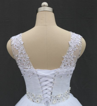 Donna Bridal romantické svatební šaty Bílá Velikost 32 kód 334