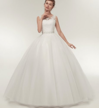 Donna Bridal romantické svatební šaty Bílá Velikost 32 kód 334