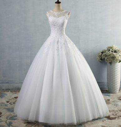 Donna Bridal nádherné maturitní, plesové, svatební šaty + SPODNICE ZDARMA Bílá 32 kód 395