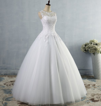 Donna Bridal nádherné maturitní, plesové, svatební šaty + SPODNICE ZDARMA Bílá 32 kód 395