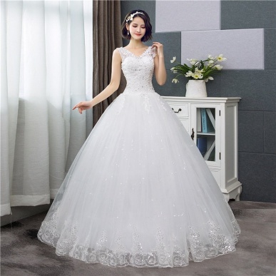 Donna Bridal princeznovské svatební šaty + SPODNICE ZDARMA Ivory 32 kód 402