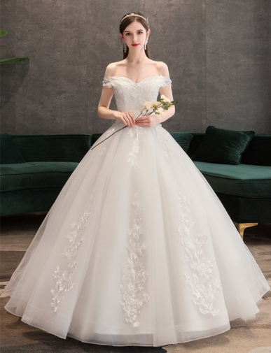 Donna Bridal princeznovské svatební šaty + SPODNICE ZDARMA Ivory Velikost 32 kód 403