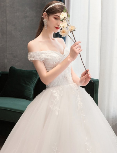 Donna Bridal princeznovské svatební šaty + SPODNICE ZDARMA Ivory Velikost 32 kód 403