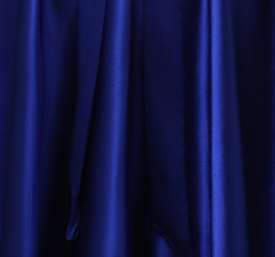 Donna Bridal společenské šaty na ples s krajkovým živůtkem KRÁLOVSKÁ MODRÁ - SATÉN Velikost 30 kód 441