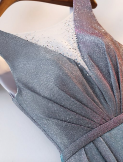 Donna Bridal formální šaty na ples - třpytivý materiál kod 274 - Šedá