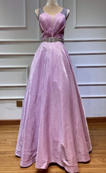 Donna Bridal formální šaty na ples - třpytivý materiál kod 337 - Fialová