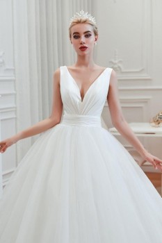 Donna Bridal nádherné princeznovké svatební šaty s princeznovskou sukní kód 132 - Bílá