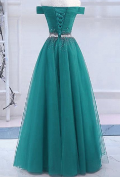 Donna Bridal krásné plesové a společenské šaty s kamínky na sukni + SPODNICE ZDARMA kod 349 - Petrolejová