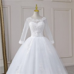 Donna Bridal svatební šaty s perličkami a originální třpytivou sukní + SPODNICE ZDARMA kód 464 - Ivory