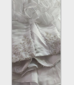 Donna Bridal originální svatební šaty + SPODNICE ZDARMA kód 501 - Bílá