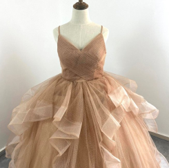 Zlatá Donna Bridal večerní třpytivé šaty na ples + SPODNICE ZDARMA kód 514 kód 514 - Zlatá