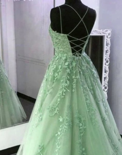 Donna Bridal večerní šaty s otevřenými zády a špagetovou šněrovačkou, bez vsadky kód 267 - Šalvej