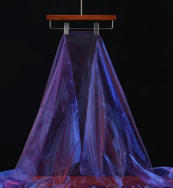 Donna Bridal nádherné princeznovské svatební/plesové šaty s 3D motýlky kód 166 - Modro-fialová