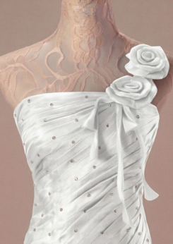 Donna Bridal princeznovské společenské a plesové šaty + SPODNICE ZDARMA kód 182 - Bílá