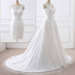 Donna Bridal svatební krajkové šaty 2v1 kód 113