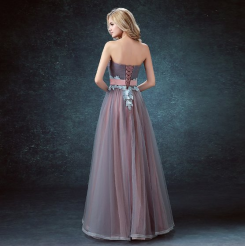 Donna Bridal originální modro-růžové maturitní a stužkovací šaty s 3D Mix barev - stejná jako na fotografii Velikost 34 kód 232