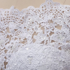 Donna Bridal gorgeous wedding dress with refined transparent bodice + original back with only tulle and buttons code 95 - Bílá