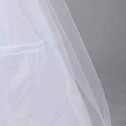 Donna Bridal spodnice 4 kruhová s tylem ve dvou velikostech Bílá Velikost Pas 89 cm kód 305