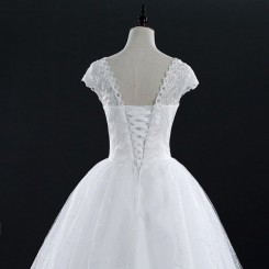 Donna Bridal svatební tylové šaty s opaskem + SPODNICE ZDARMA kód 73 - Ivory