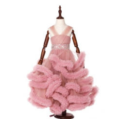 Donna Bridal stejné šaty pro maminku i dcerku kód 357 - Růžová tmavá