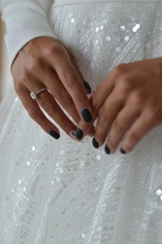 Donna Bridal BOHO svatební šaty s dlouhým rukávem kód 389 - Bílá