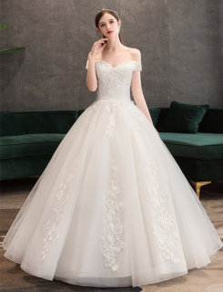 Donna Bridal princeznovské svatební šaty + SPODNICE ZDARMA kód 403 - Ivory