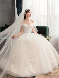 Donna Bridal princeznovské svatební šaty + SPODNICE ZDARMA Ivory Velikost 32 kód 403