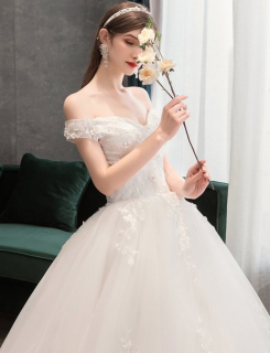 Donna Bridal princeznovské svatební šaty + SPODNICE ZDARMA kód 403 - Ivory